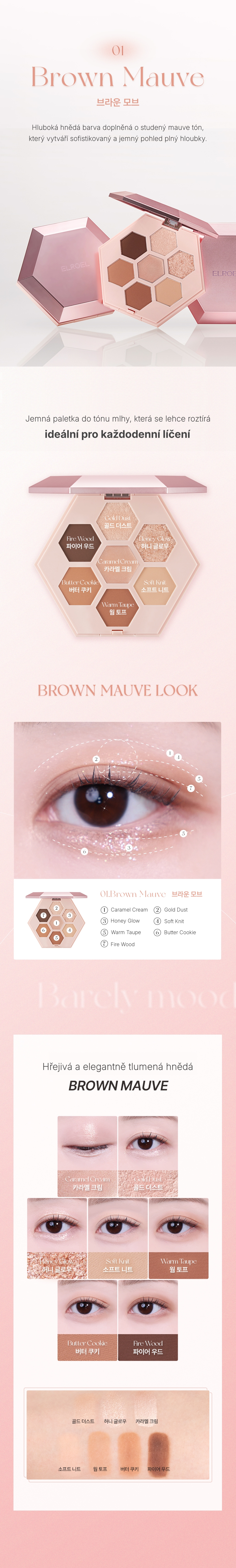 1.0. Detailed Page ELROEL Barely Mood Shadow Palette